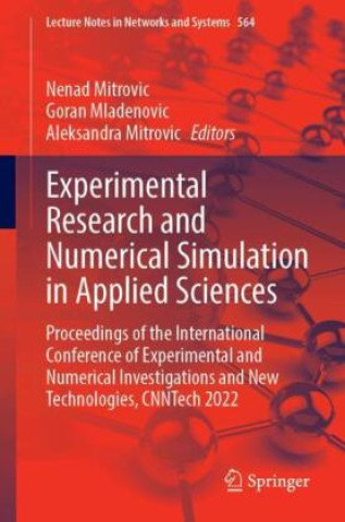 Boek Experimental Research and Numerical Simulation in Applied Sciences Nenad Mitrovic
