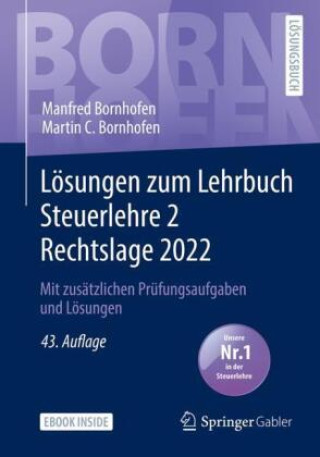 Книга Lösungen zum Lehrbuch Steuerlehre 2 Rechtslage 2022 Martin C. Bornhofen
