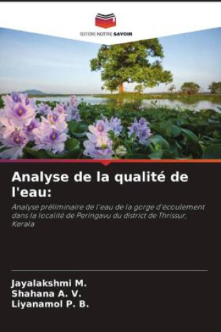 Knjiga Analyse de la qualité de l'eau: Shahana A. V.