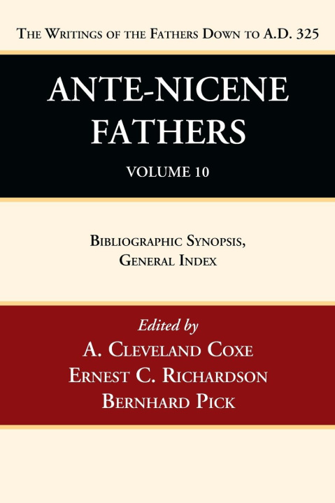 Buch Ante-Nicene Fathers Bernhard Pick