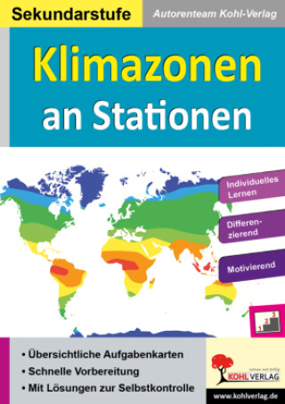 Kniha Klimazonen an Stationen Autorenteam Kohl-Verlag