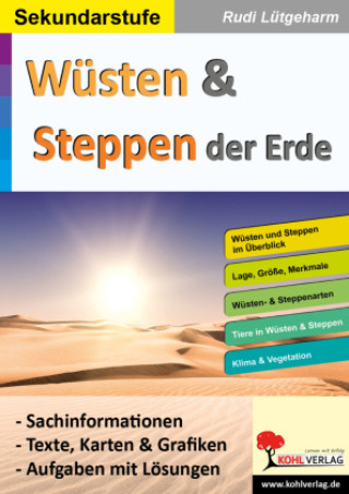 Buch Wüsten & Steppen der Erde Rudi Lütgeharm