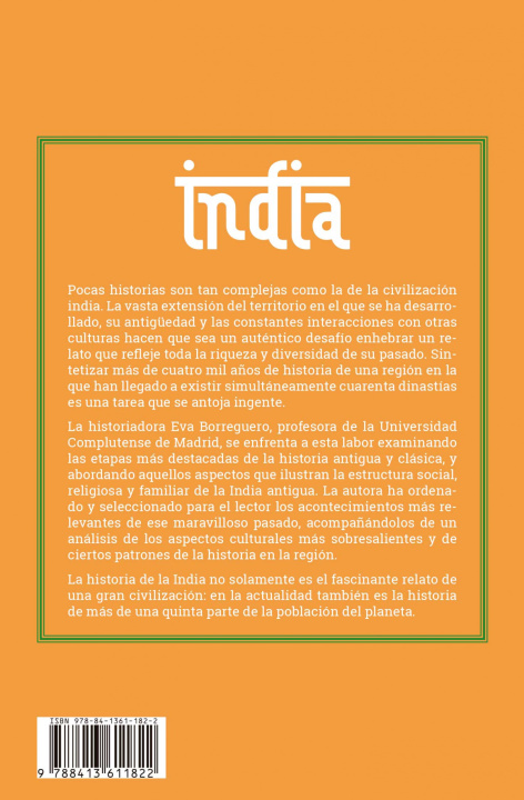 Knjiga India BORREGUERO