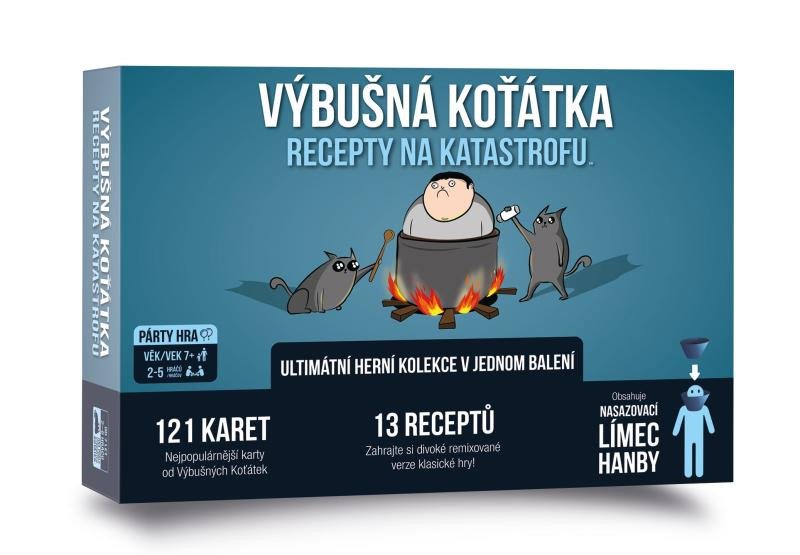 Joc / Jucărie Výbušná koťátka - Recepty na katastrofu - karetní hra 