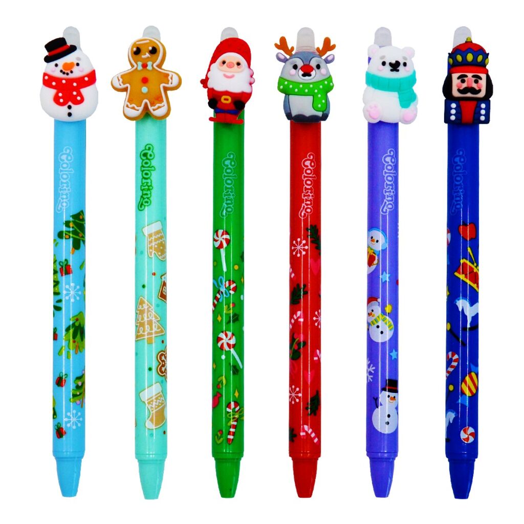 Papírenské zboží Gumovatelné pero Vánoce - mix motivů Colorino