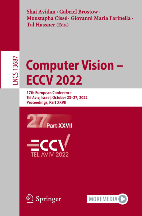 Knjiga Computer Vision - ECCV 2022 Shai Avidan