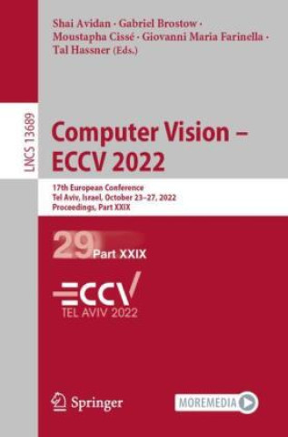 Knjiga Computer Vision - ECCV 2022 Shai Avidan
