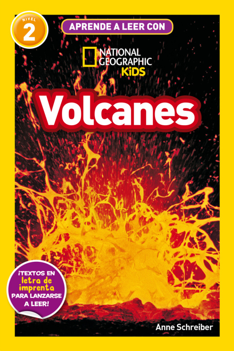 Carte Aprende a leer con National Geographic (Nivel 2) - Volcanes ANNE SCHREIBER