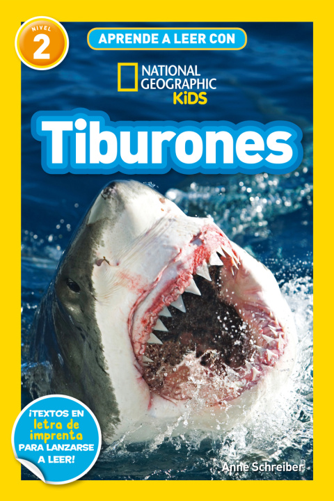 Kniha Aprende a leer con National Geographic (Nivel 2) - Tiburones ANNE SCHREIBER