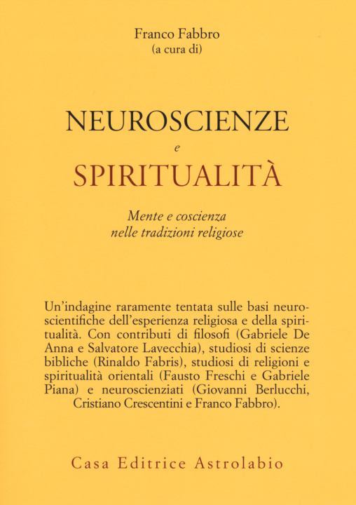 Kniha Neuroscienze e spiritualità. Mente e coscienza nella tradizioni religiose 