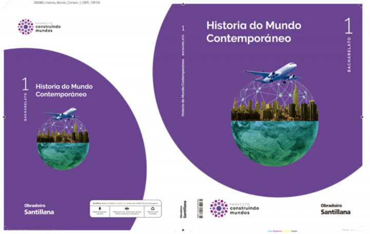 Carte HISTORIA MUNDO CONTEMPORANEO 1ºBACHARELATO. CONSTRUINDO MUNDOS. GALICIA 2022 