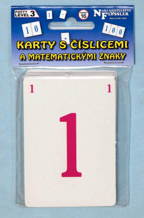 Materiale tipărite Karty s číslicemi a matematickými znaky Dobruška Flösslerová