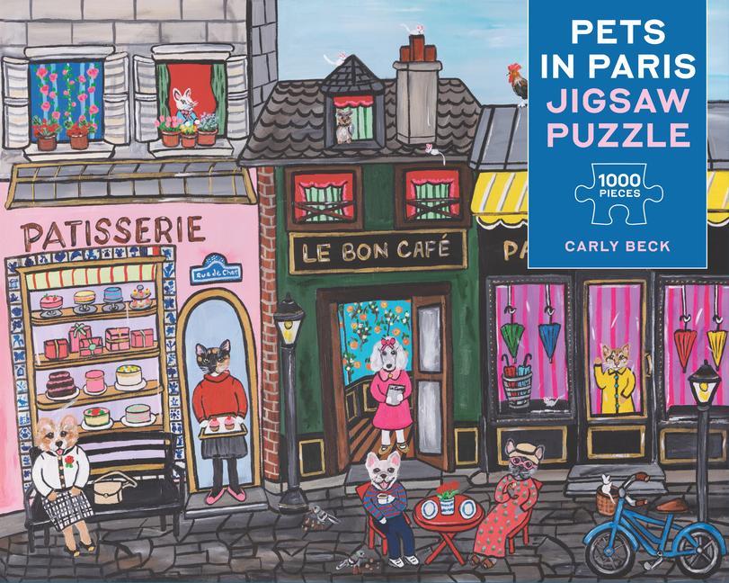 Hra/Hračka Pets in Paris 1,000-Piece Jigsaw Puzzle 