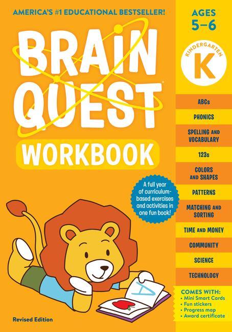 Carte Brain Quest Workbook: Kindergarten Workman Publishing