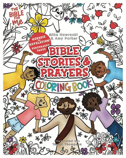 Kniha Bible Stories & Prayers Coloring Book: The Bible for Me Amy Parker