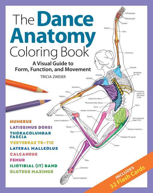Könyv The Dance Anatomy Coloring Book: A Visual Guide to Form, Function, and Movement Samantha Stutzman