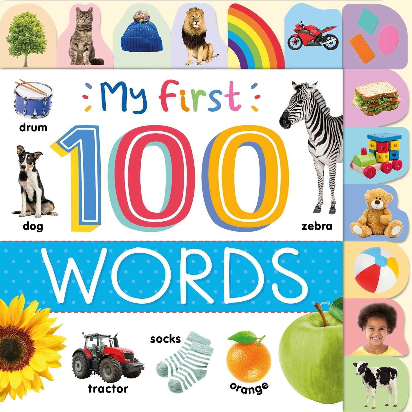 Kniha My First 100 Words: Photographic First Picture Dictionary with Tabbed Pages 
