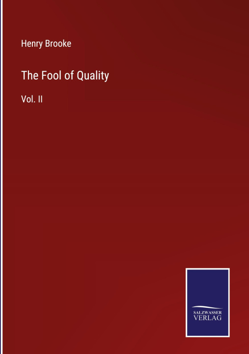 Knjiga The Fool of Quality Henry Brooke