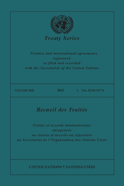 Carte Treaty Series 3053 (English/French Edition) 