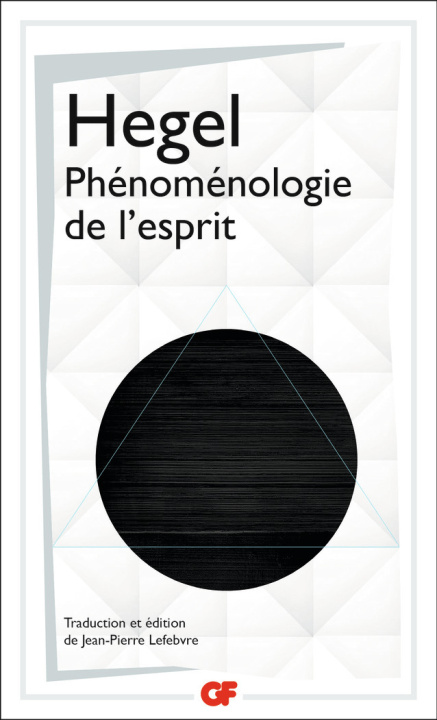 Kniha Phénoménologie de l'esprit Hegel