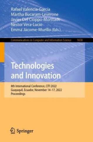 Boek Technologies and Innovation Rafael Valencia-García