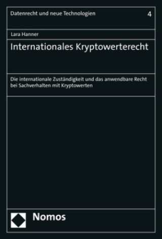 Kniha Internationales Kryptowerterecht Lara Hanner