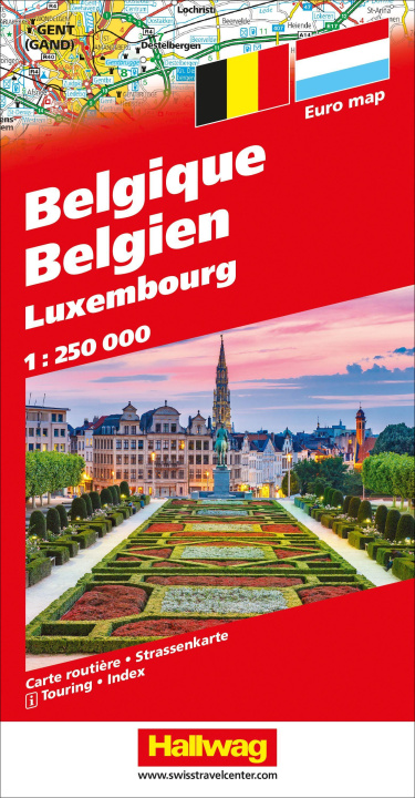 Materiale tipărite Belgien / Luxemburg Strassenkarte 1:250 000 