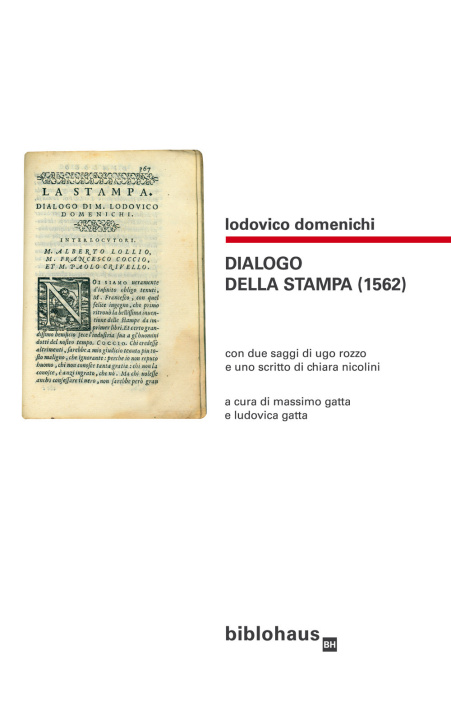 Kniha Dialogo della stampa (1562) Lodovico Domenichi