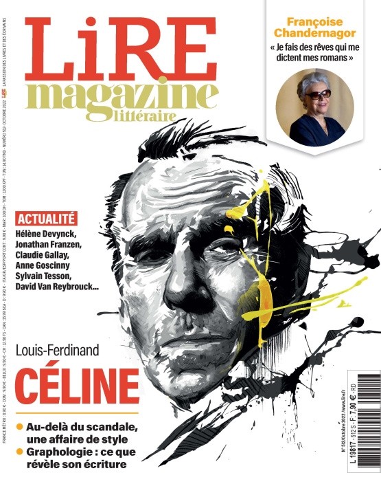 Carte Lire Magazine littéraire N°512 : Céline - octobre 2022 