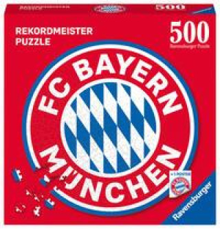 Hra/Hračka Ravensburger Puzzle 17452 - FC Bayern Logo - 500 Teile FC Bayern München Rundpuzzle für Erwachsene und Kinder ab 14 Jahren 