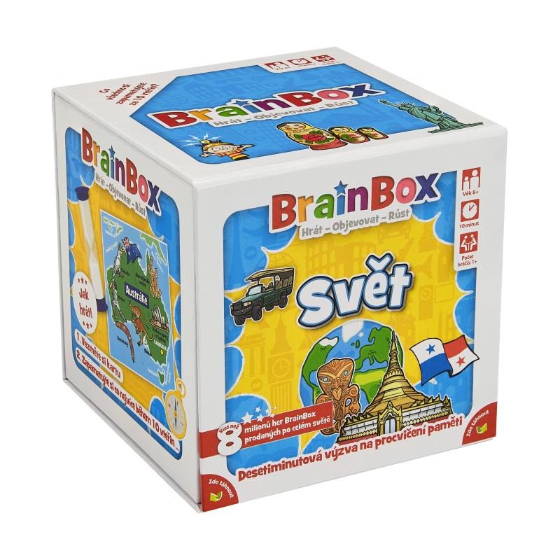 Joc / Jucărie BrainBox - svět (postřehová a vědomostní hra) 