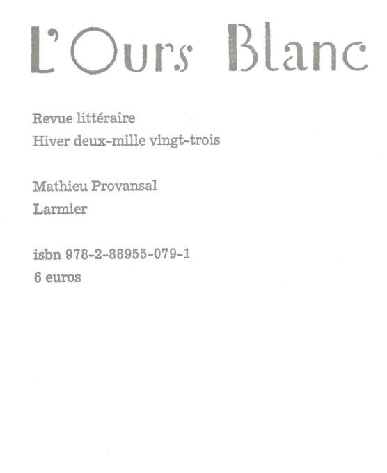 Knjiga Larmier Mathieu Provansal