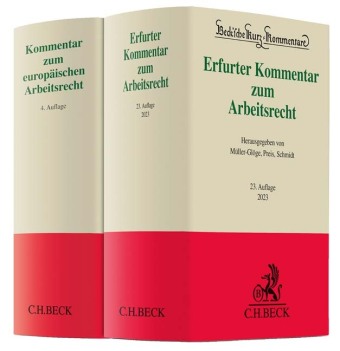 Könyv Erfurter Kommentar zum Arbeitsrecht und Kommentar zum europäischen Arbeitsrecht 