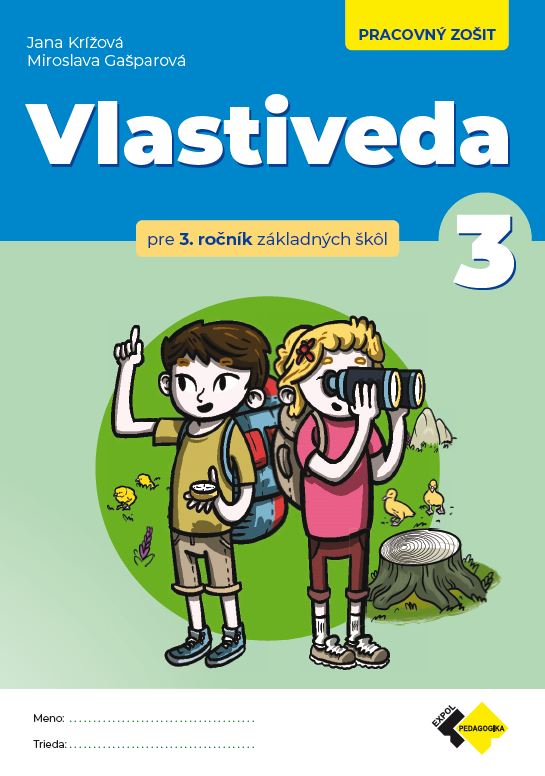Book Vlastiveda pre 3.ročník ZŠ - pracovný zošit Miroslava Gašparová Jana