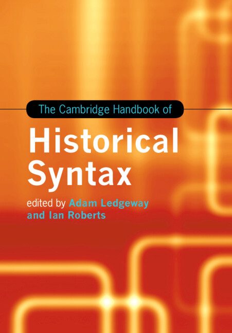 Kniha Cambridge Handbook of Historical Syntax Adam Ledgeway