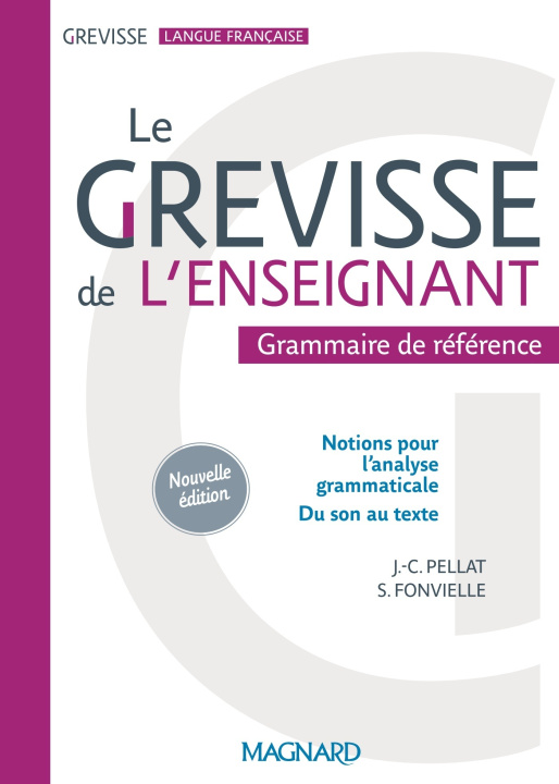 Knjiga Le Grevisse de l'enseignant - Grammaire de référence Pellat