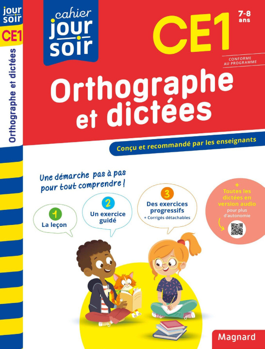 Kniha Orthographe et dictées CE1 - Cahier Jour Soir Amellal