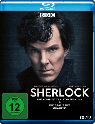 Video Sherlock - Die komplette Serie. Staffel.1-4, 10 Blu-ray Paul McGuigan