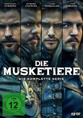 Video Die Musketiere - Die komplette Serie, 12 DVD (Limited Edition) Luke Pasqualino