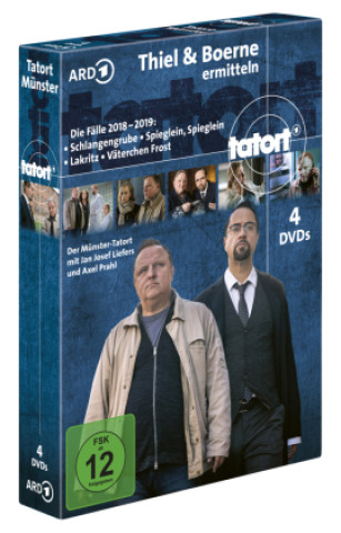 Video Tatort Münster - Thiel & Boerne ermitteln - Die Fälle von 2018 und 2019, 4 DVD (Limited Edition) Samira Radsi
