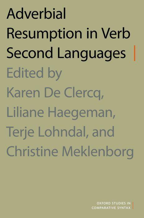 Boek Adverbial Resumption in Verb Second Languages Liliane Haegeman
