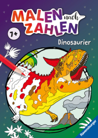 Carte Ravensburger Malen nach Zahlen ab 7 Jahren Dinosaurier Stefan Richter