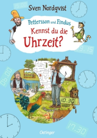 Βιβλίο Pettersson und Findus. Kennst du die Uhrzeit? Sven Nordqvist