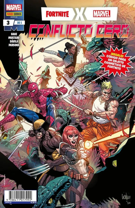Kniha Marvel/fortnite conflicto cero n.3 