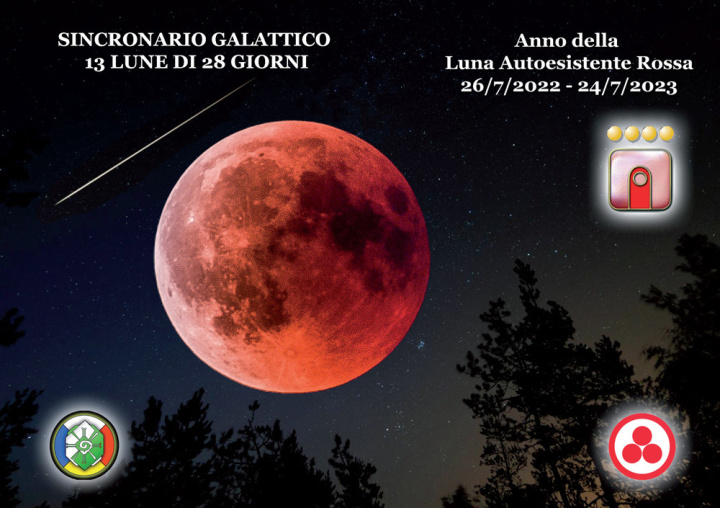 Kniha Sincronario galattico 13 lune di 28 giorni. Anno della luna autoesistente rossa Pan Italia