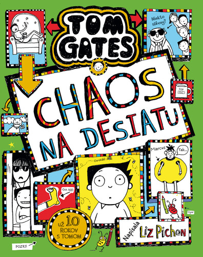 Book Tom Gates Chaos na desiatu Liz Pichon