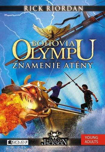 Knjiga Bohovia Olympu Znamenie Atény Rick Riordan