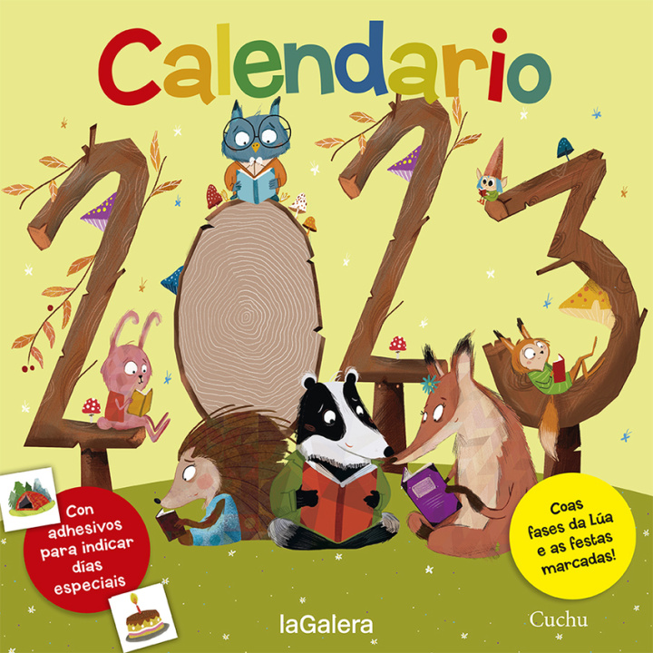 Kniha Calendario 2023 CUCHU