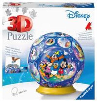 Játék Ravensburger 3D Puzzle 11561 - Puzzle-Ball Disney Charaktere - 72 Teile - Puzzle-Ball für Disney-Fans ab 6 Jahren 