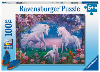 Joc / Jucărie Ravensburger Kinderpuzzle - 13347 Bezaubernde Einhörner - 100 Teile Puzzle für Kinder ab 6 Jahren 